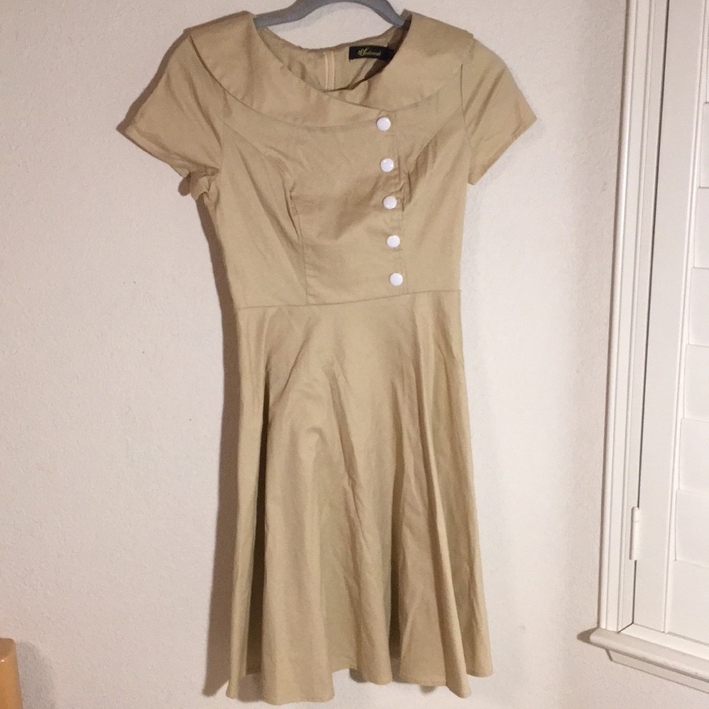 Elegant Tan Dress